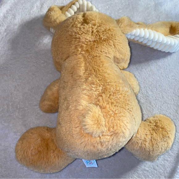 Spark Create Imagine Bunny 10" Plush Toy Ribbed Ears Stuffed Rattle Crinkle Fun - Picture 4 of 10